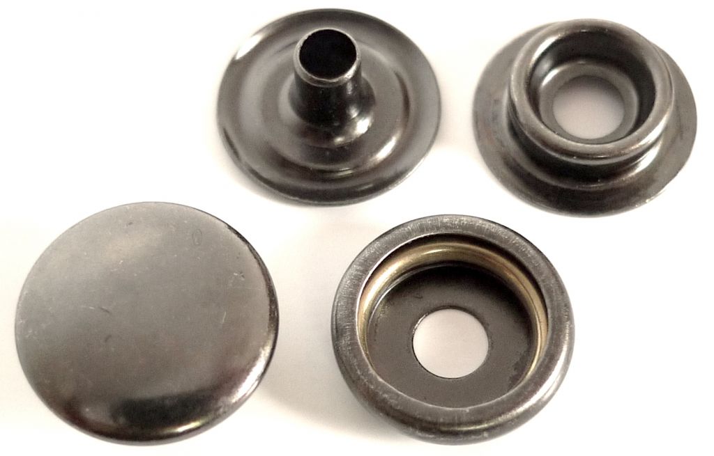 Bouton pression acier Ø13 mm (K371316M) Nos Produits Fournitures pour Tapisserie, Siège